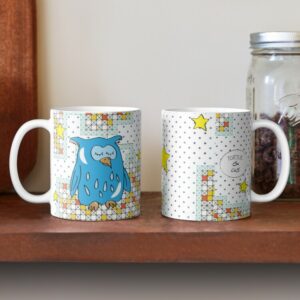 Mug Noël - Hibou et lumière de Noël