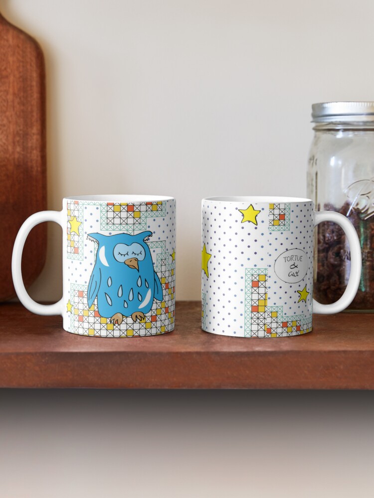 Mug Noël - Hibou et lumière de Noël