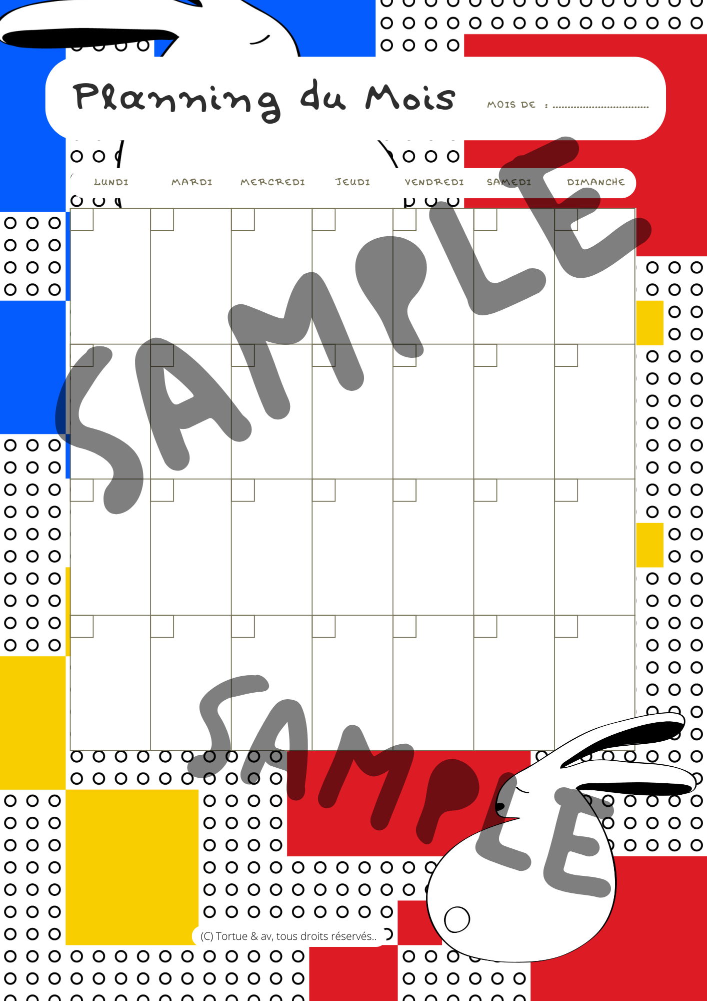 Planning du mois - "Voyage exotique" – Image 3