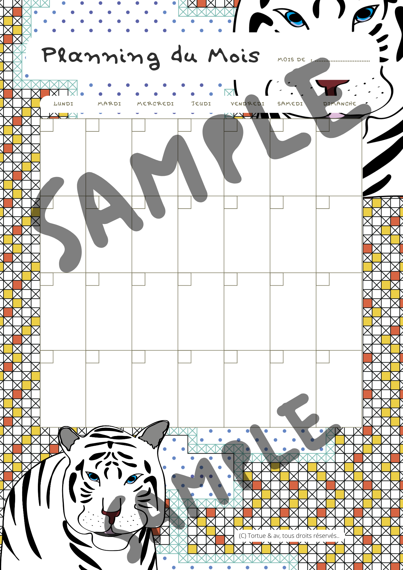 Planning du mois - "Voyage exotique" – Image 5